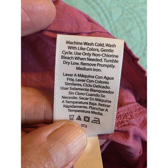 Terra & Sky Size 1x(16×18)Roiest Roughe Dolman Swing Cotton W/Pockets Lined - Picture 8 of 11